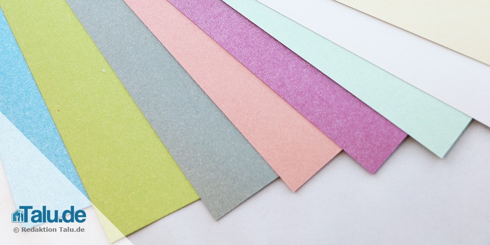 Papier für Weihnachtskarten