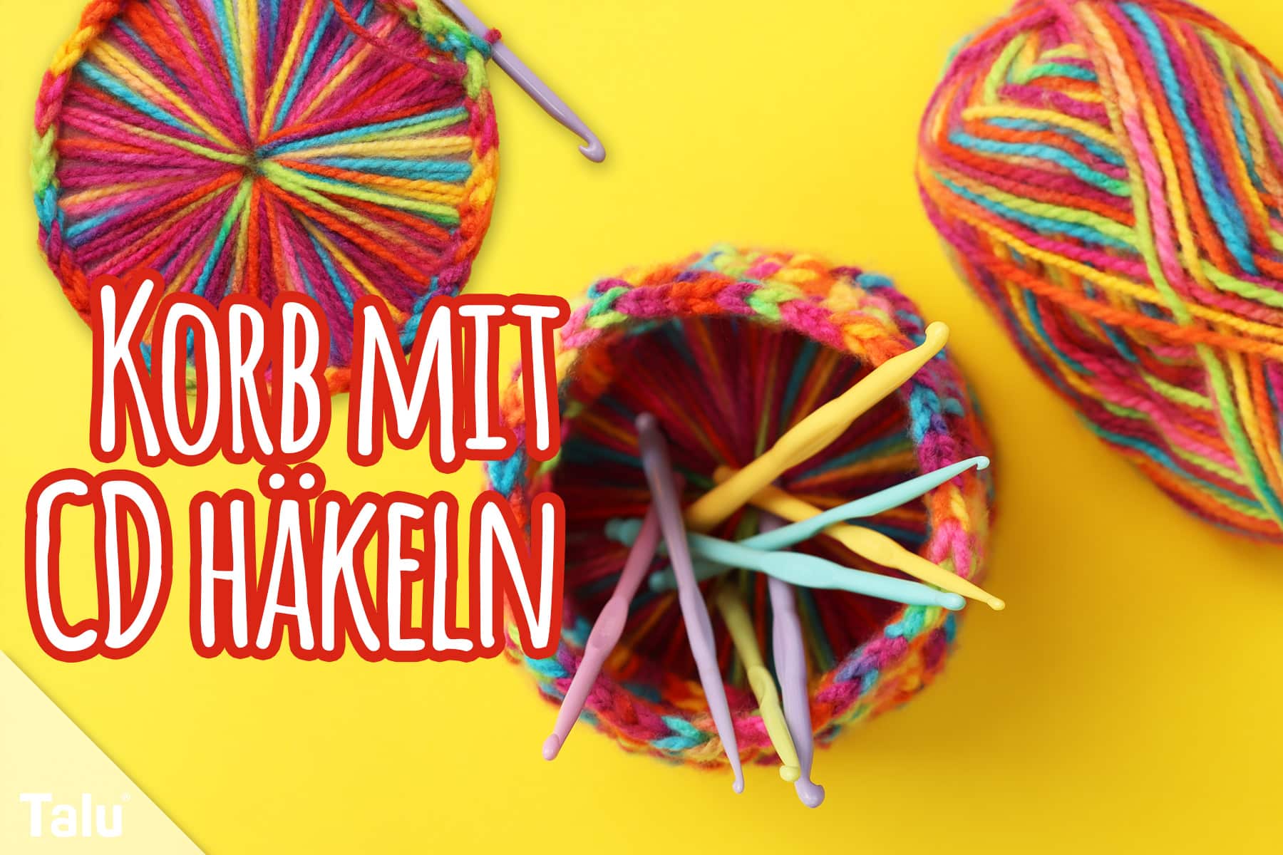 Korb häkeln mit CD