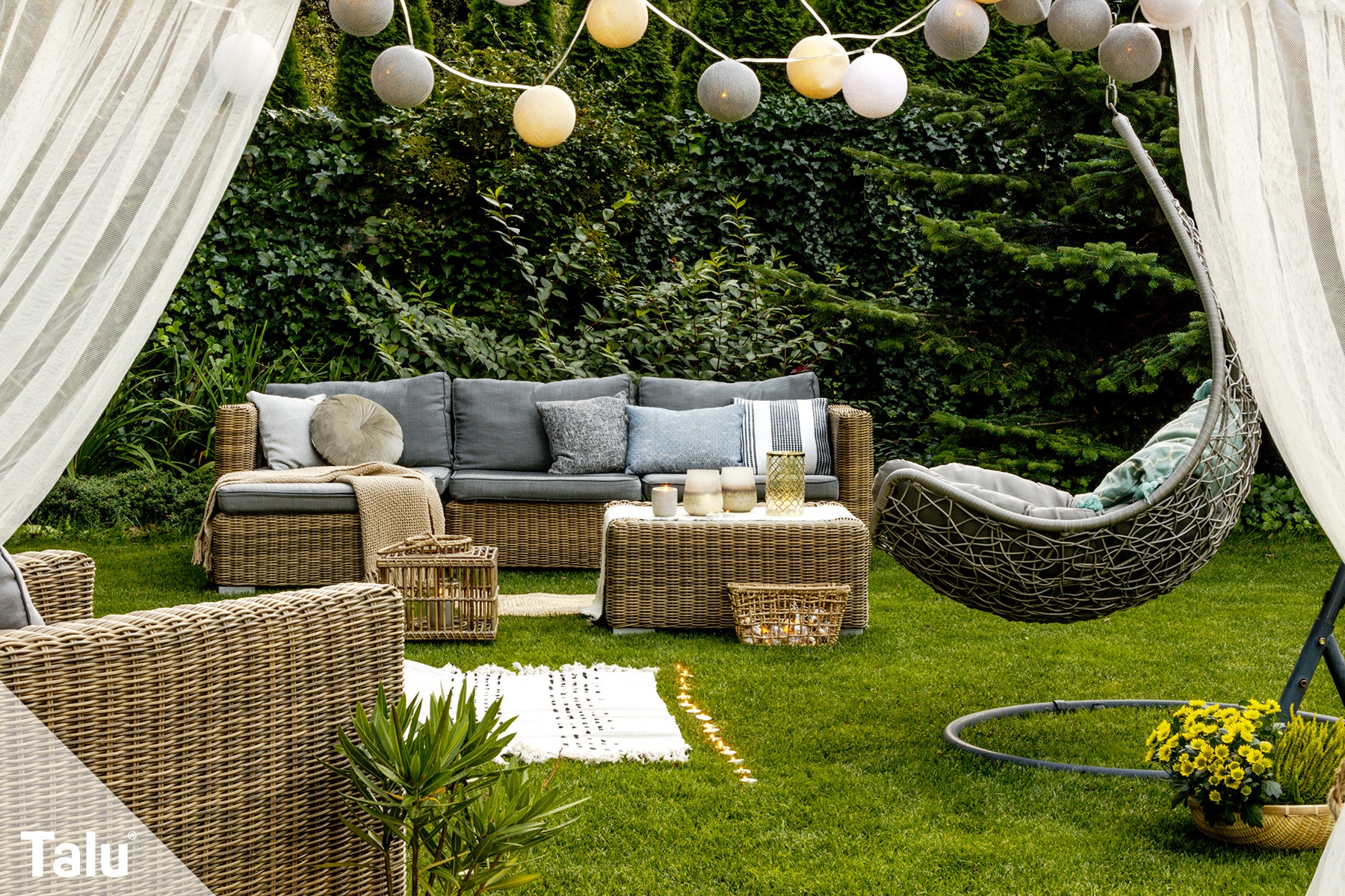 Gartenlounge gestalten