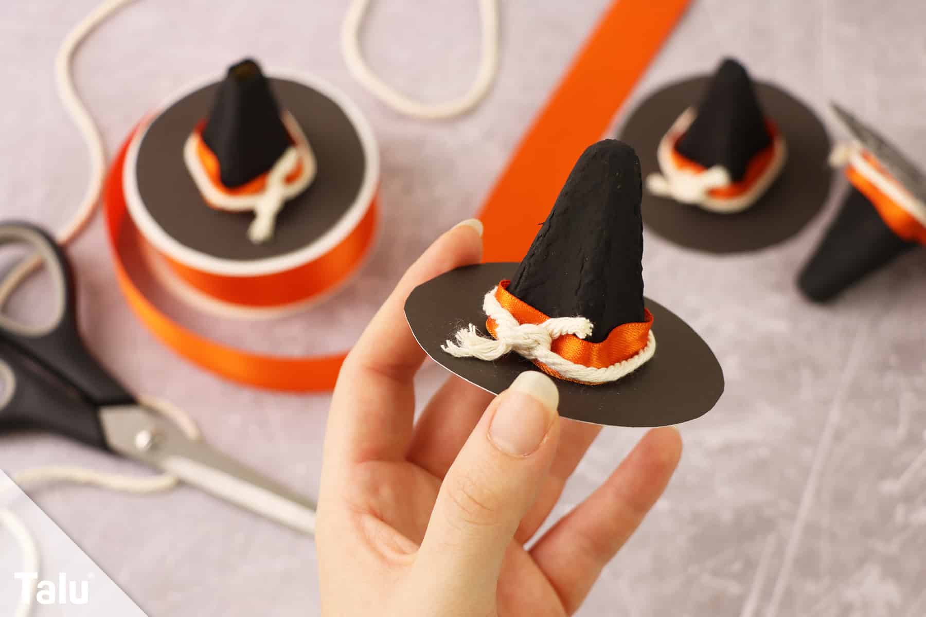 Mini Hexenhut basteln