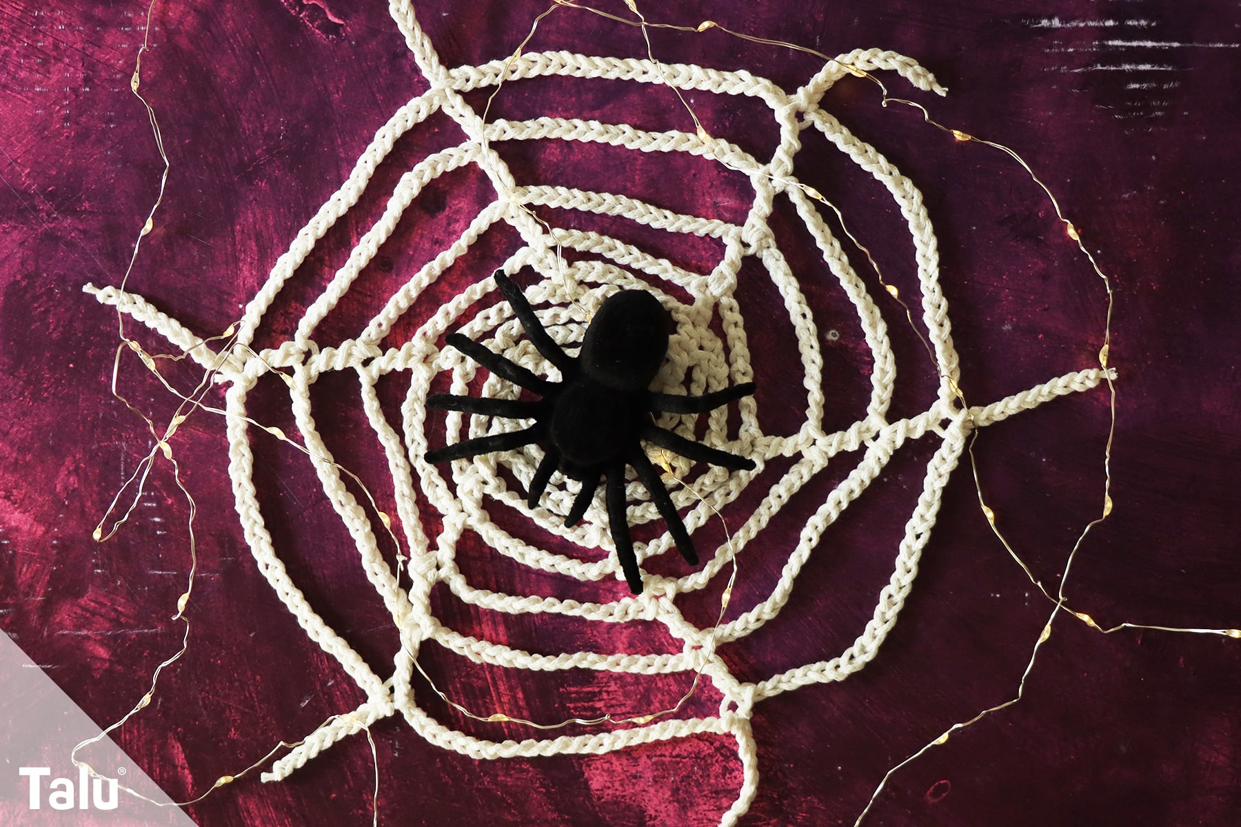 Spinnennetz häkeln